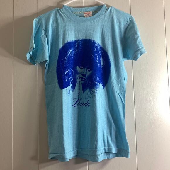 vintage 80’s LINDA RONSTADT Queen Of Country Rock single stitch tee shirt MEDIUM - Picture 2 of 6